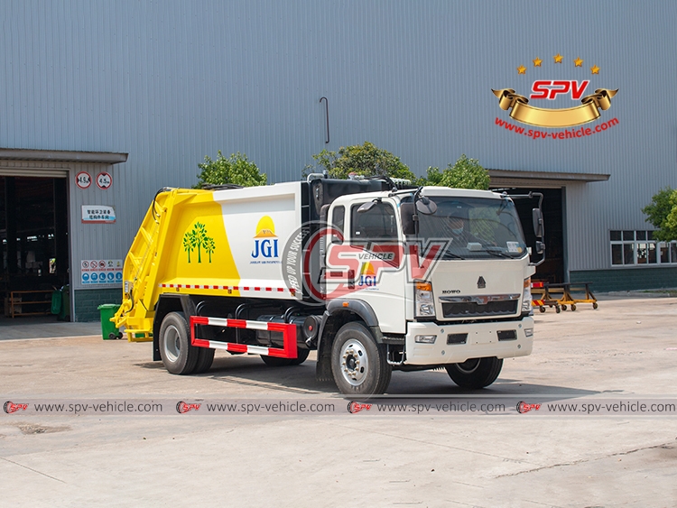 10 CBM Garbage Compactor Truck Sinotruk HOWO - RF 10 CBM Garbage Compactor Truck Sinotruk HOWO - RF